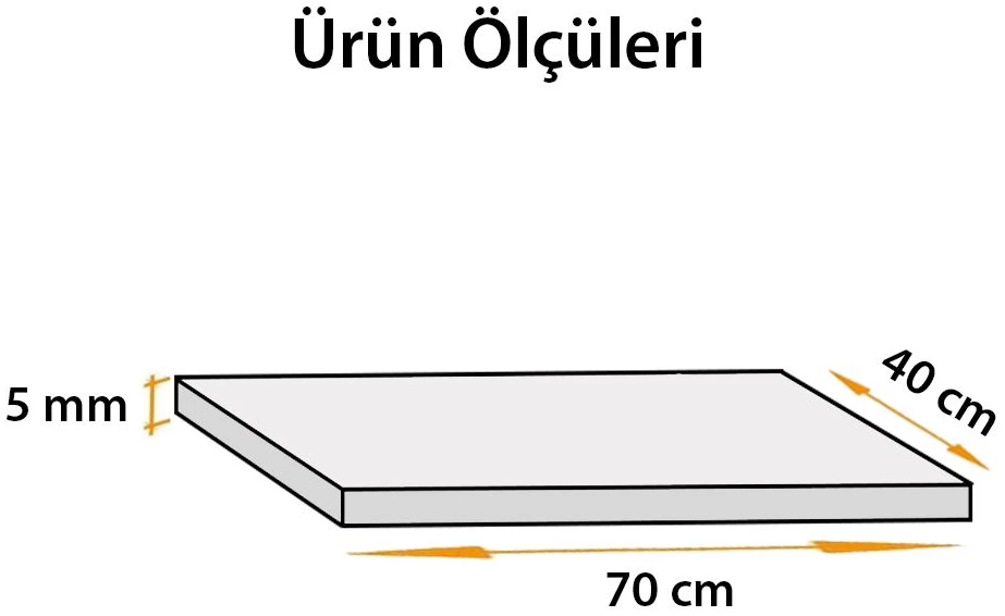 Gitar ve Notalar Desenli Kauçuk Kapı Önü Paspası
