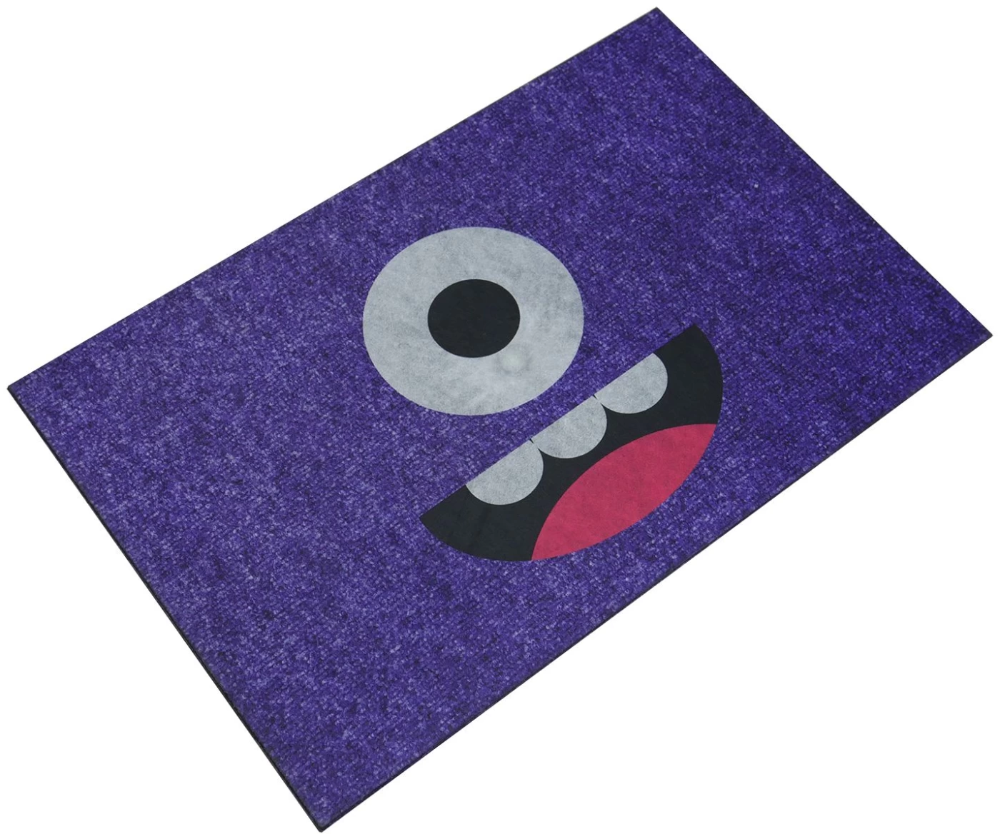 Tek Göz Emoji Çift Taraflı Kauçuk Kapı Önü Paspası