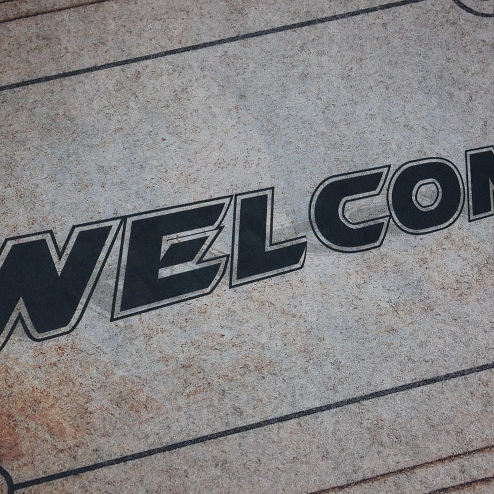 Welcome Yazılı Kaliteli Kauçuk Kapı Önü Paspas
